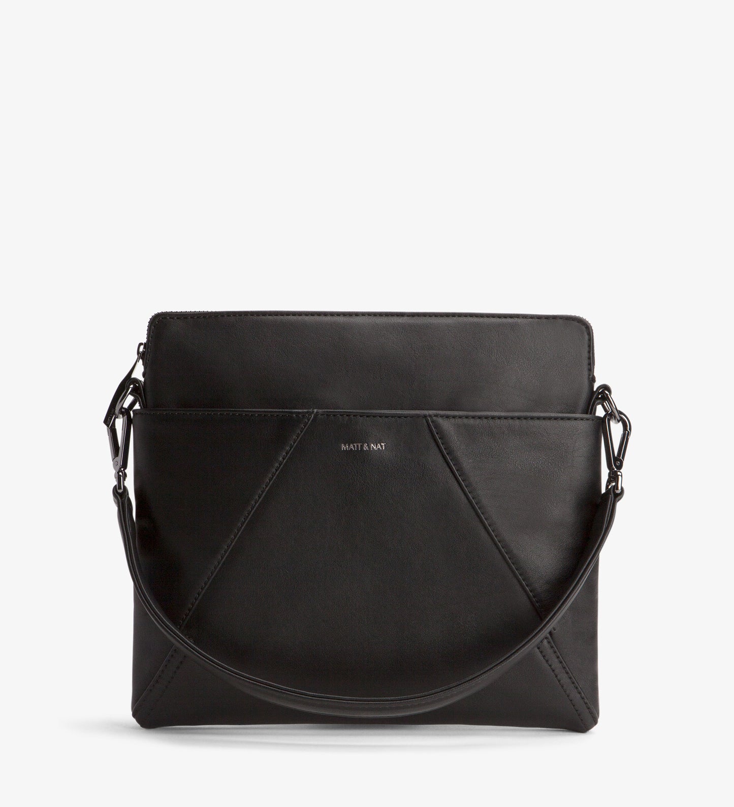 WHILEM Vegan Hobo Bag - Loom | Color: Black - variant::black