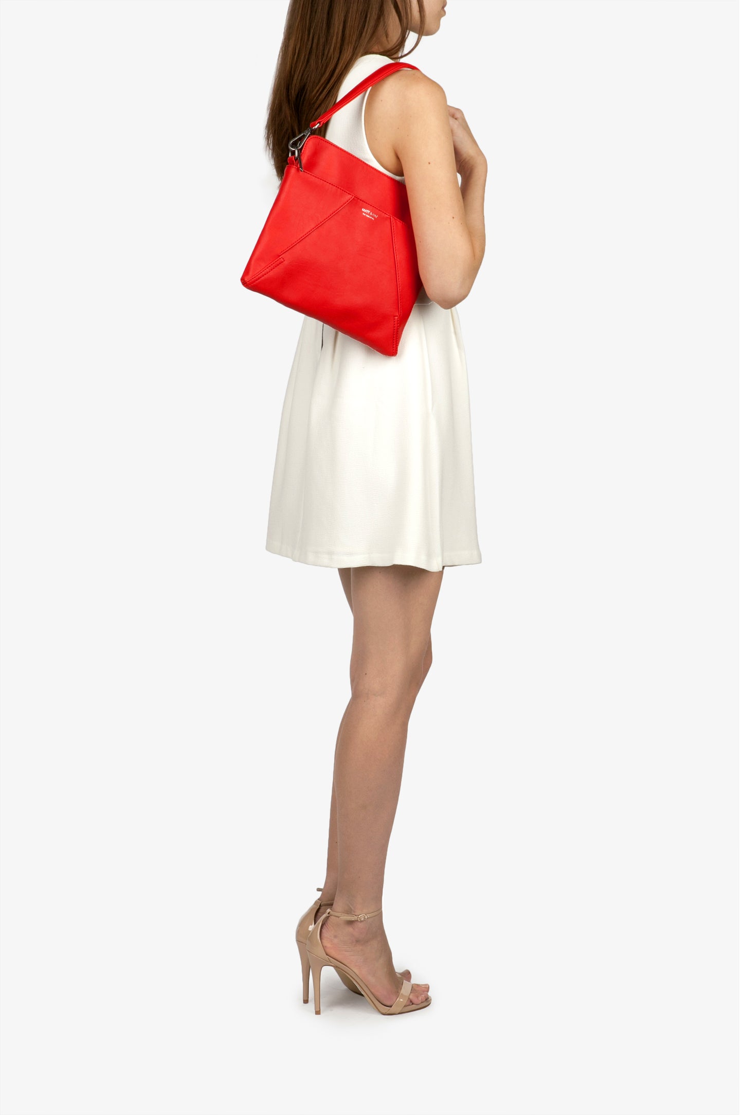 WHILEM Vegan Hobo Bag - Loom | Color: Black - variant::black