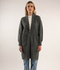 NESS Knee-Length Cardigan | Color: Brown - variant::taupe