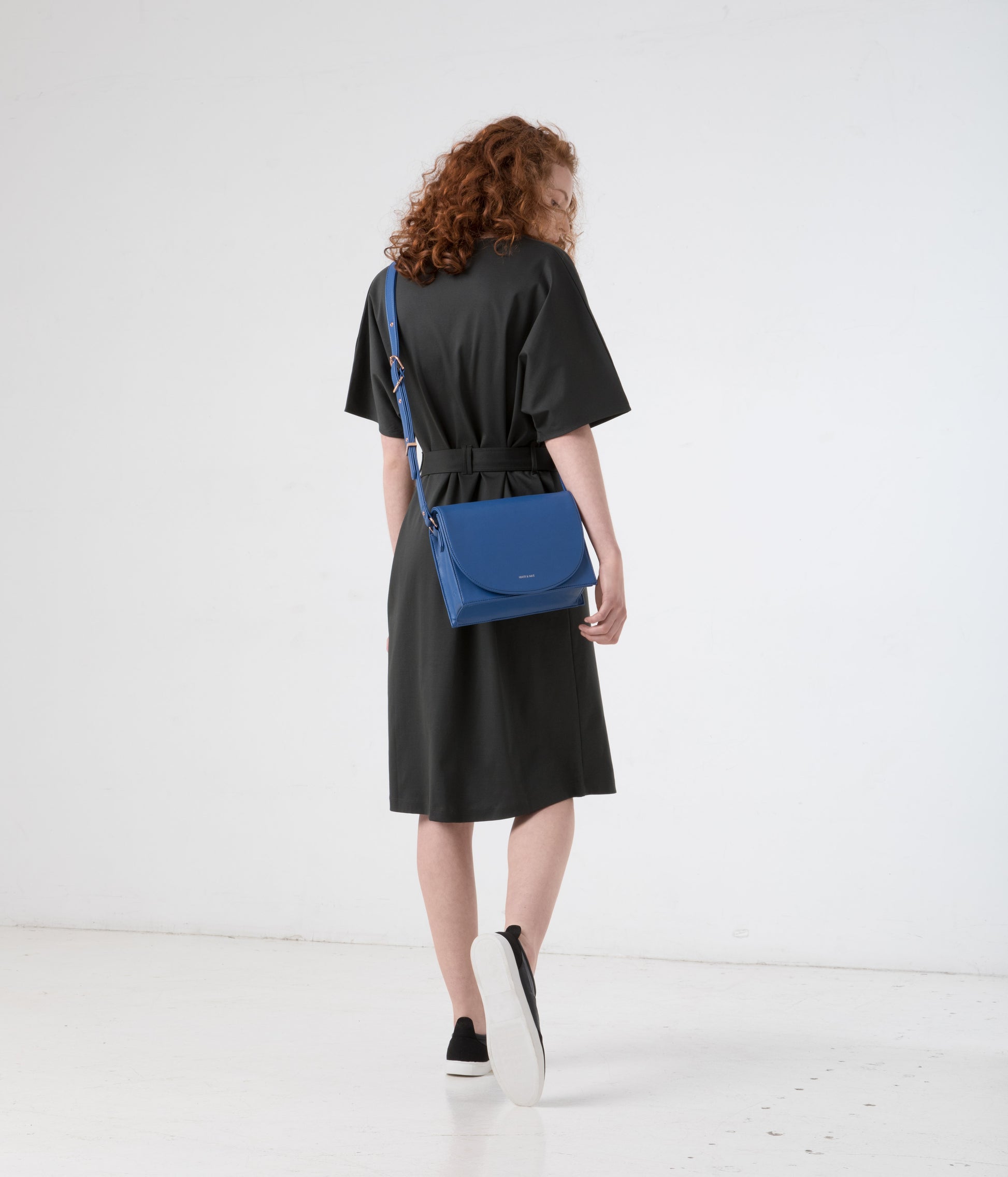 CALLA Vegan Crossbody Bag - Loom | Color: Blue - variant::mystic