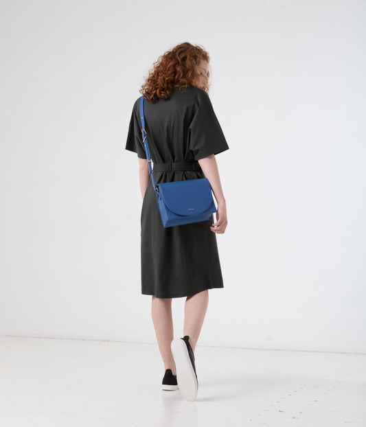 CALLA Vegan Crossbody Bag - Loom | Color: Blue - variant::mystic