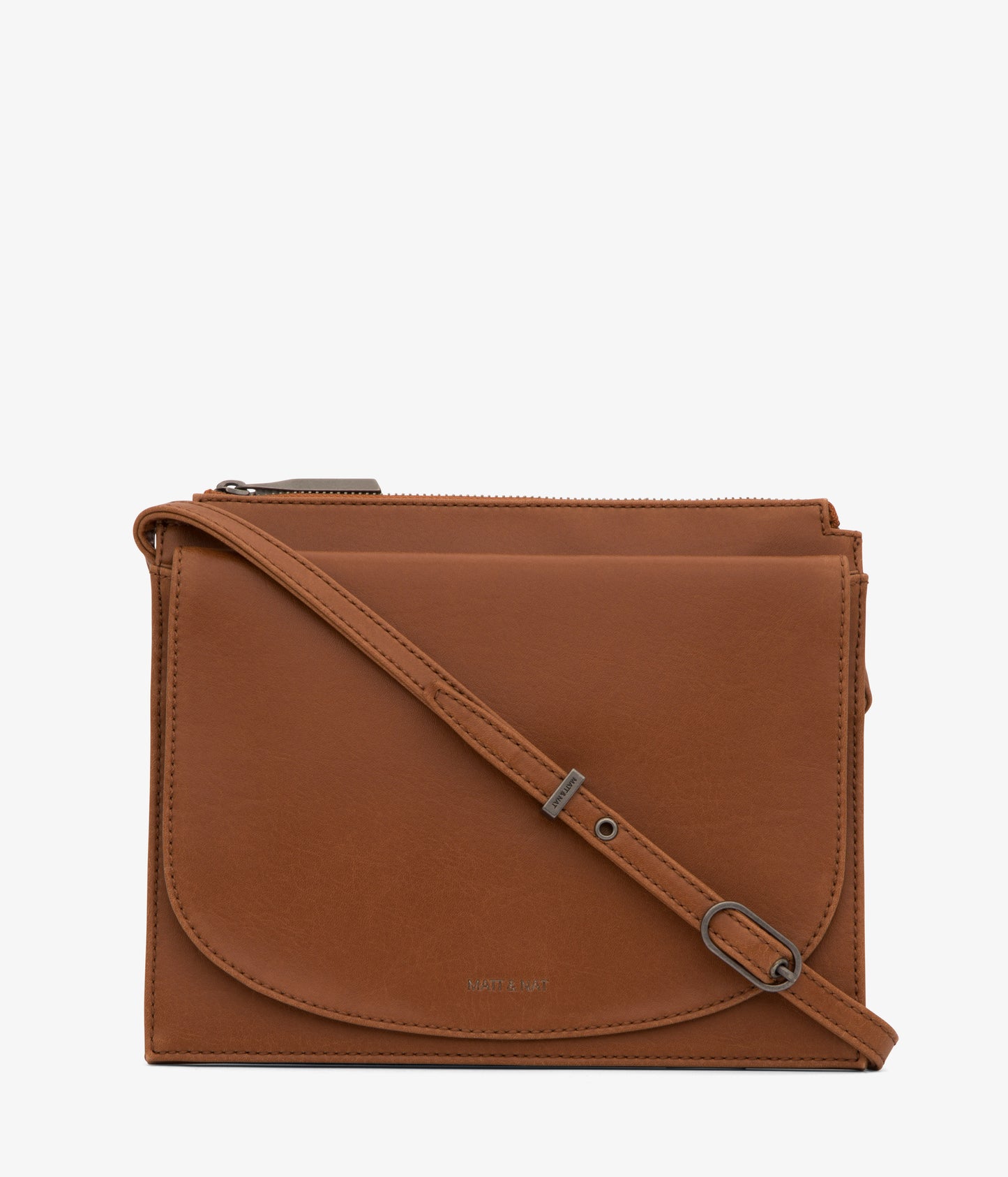 CASEY Vegan Crossbody Bag - Vintage | Color: Brown - variant::chilim