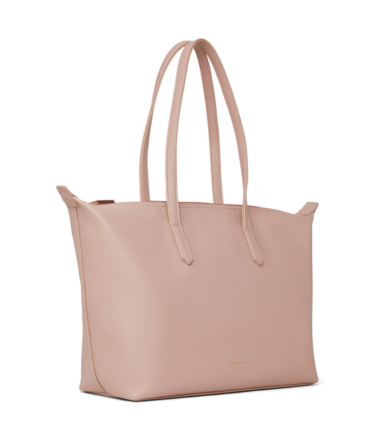 ABBI Vegan Tote Bag - Loom | Color: Pink - variant::chalet