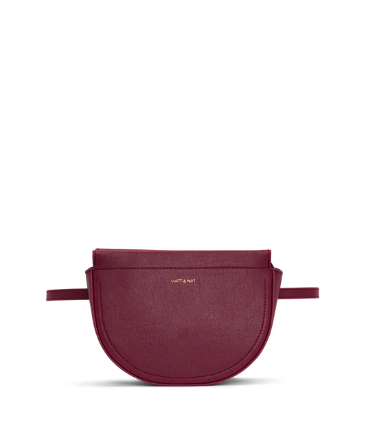 ABBOT Vegan Belt Bag - Vintage | Color: Purple - variant::garnet