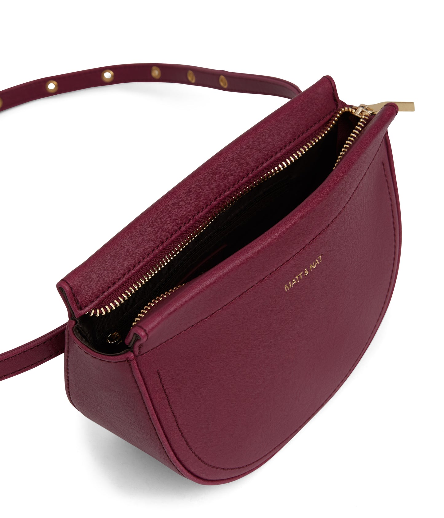 ABBOT Vegan Belt Bag - Vintage | Color: Purple - variant::garnet