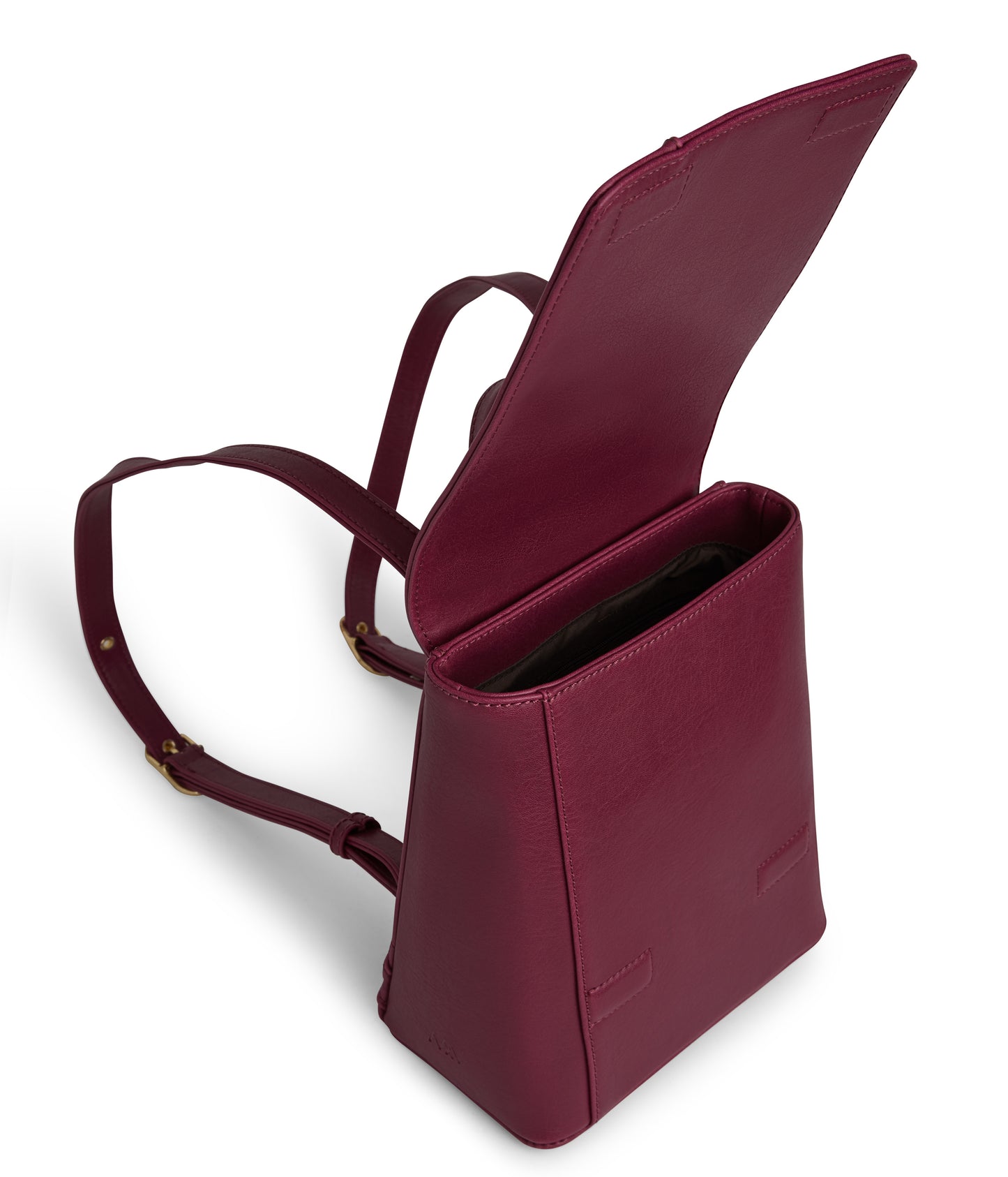 DEELY Vegan Mini Backpack - Vintage | Color: Purple - variant::garnet