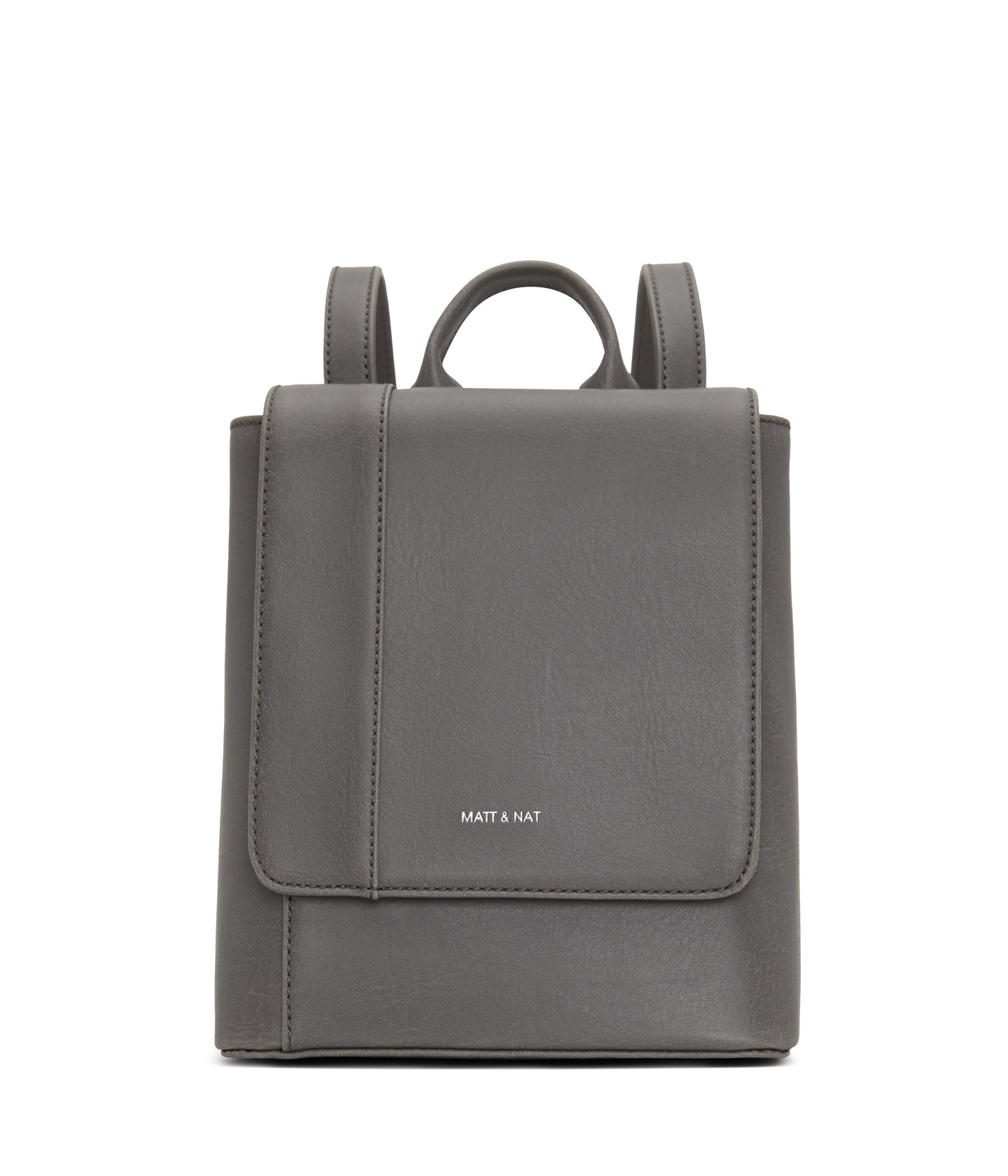 DEELY Vegan Mini Backpack - Vintage | Color: Grey - variant::shadow