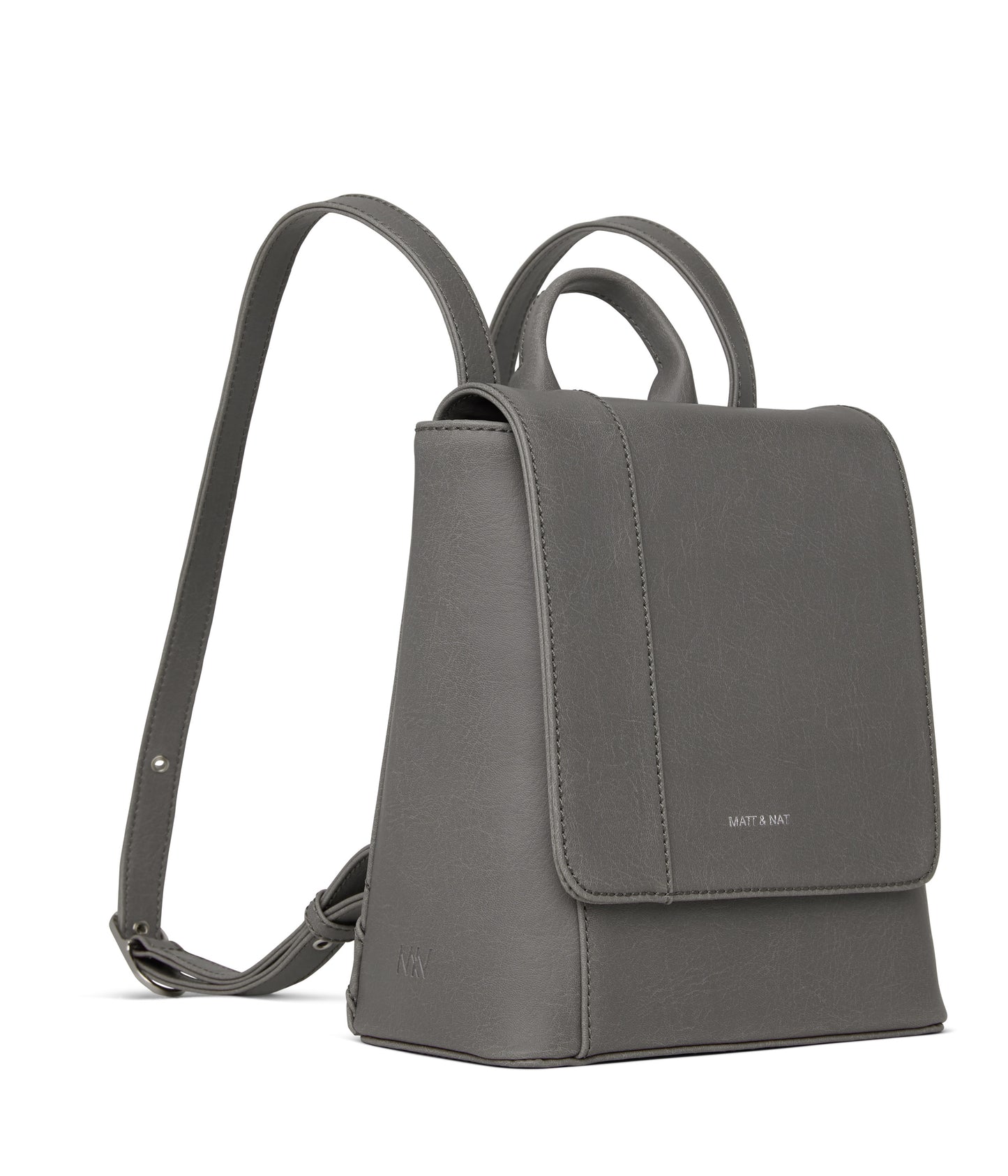 DEELY Vegan Mini Backpack - Vintage | Color: Grey - variant::shadow