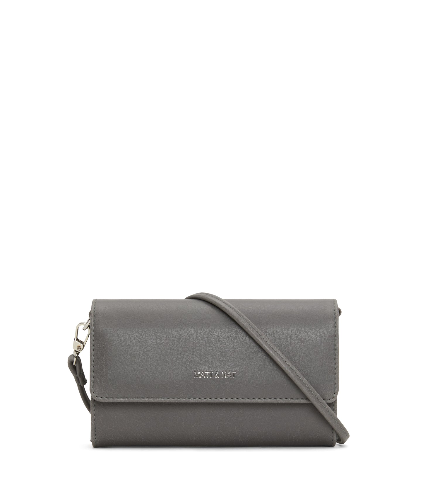 DREW Vegan Crossbody Bag - Vintage | Color: Grey - variant::shadow