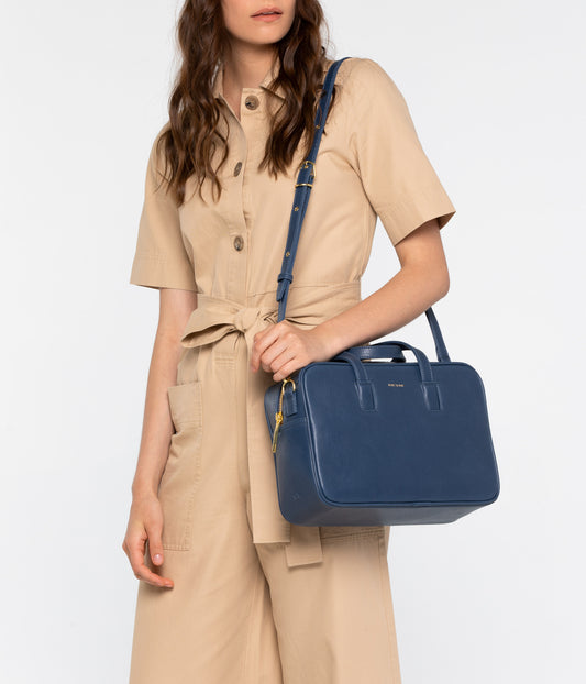 KENSI Vegan Satchel - Vintage | Color: Blue - variant::cosmo