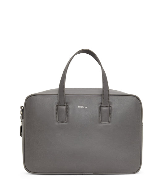 KENSI Vegan Satchel - Vintage | Color: Grey - variant::shadow