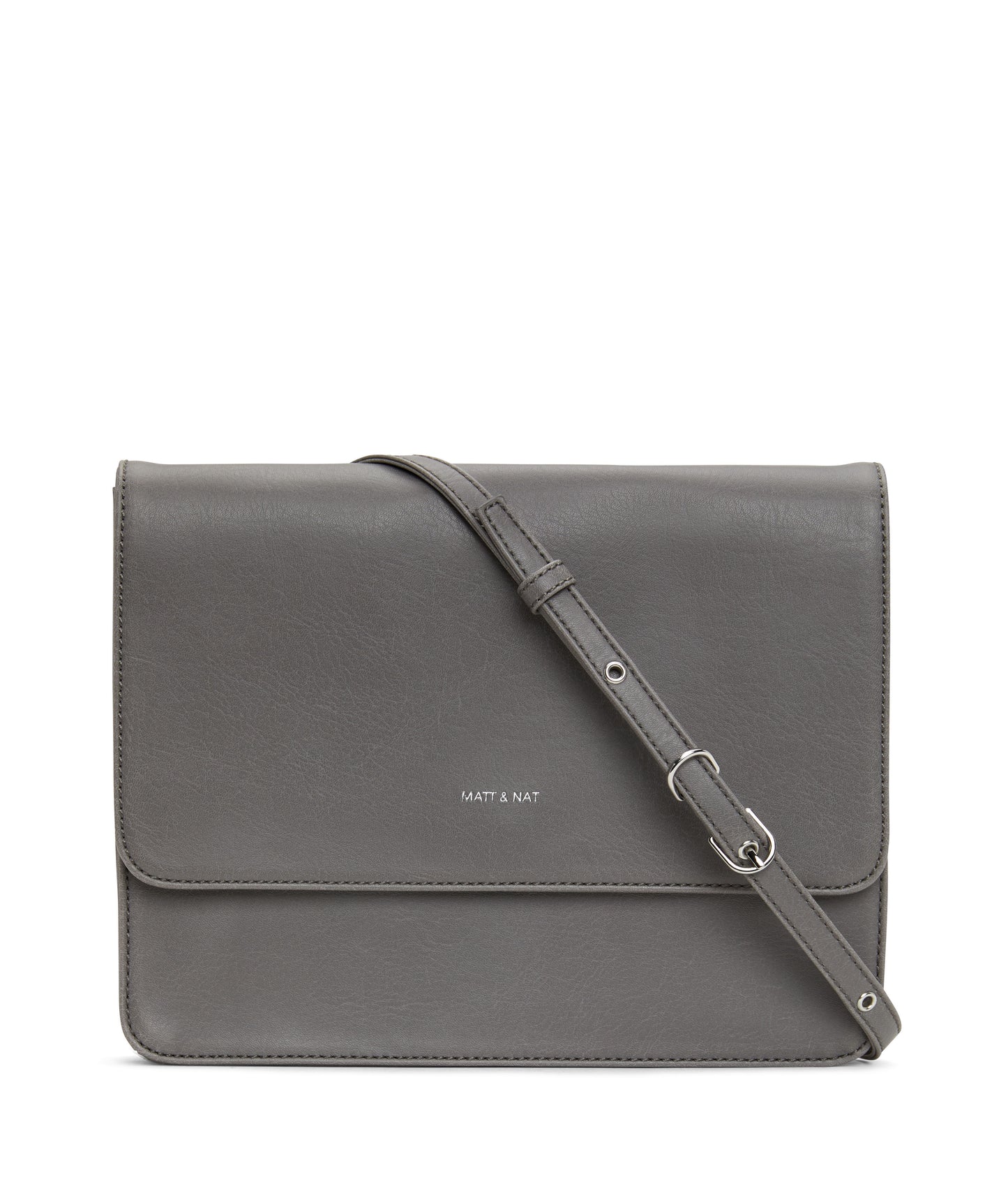 LYSA Vegan Crossbody Bag - Vintage | Color: Grey - variant::shadow