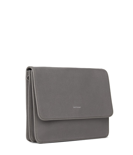 LYSA Vegan Crossbody Bag - Vintage | Color: Grey - variant::shadow