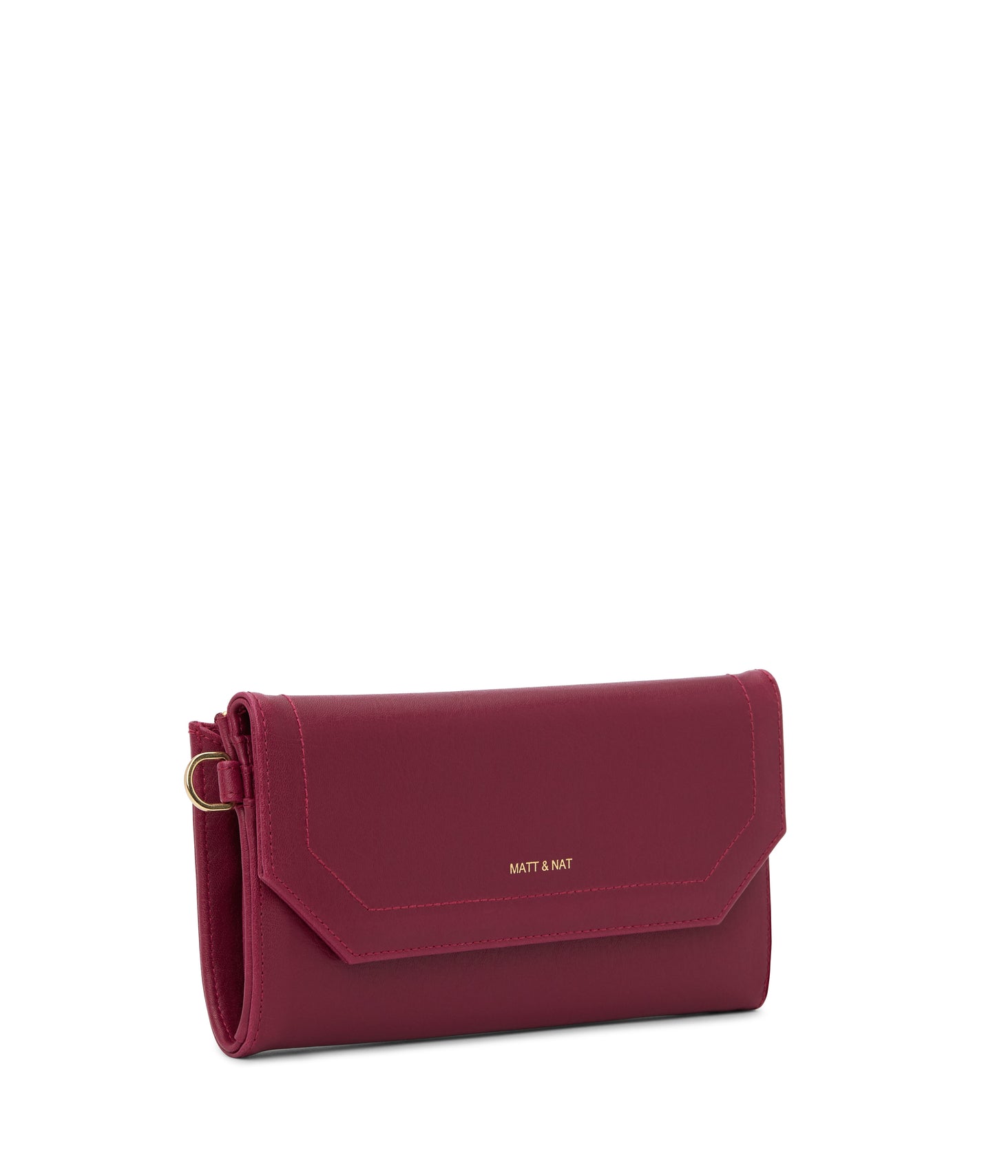 MION Vegan Wristlet Wallet - Vintage | Color: Purple - variant::garnet