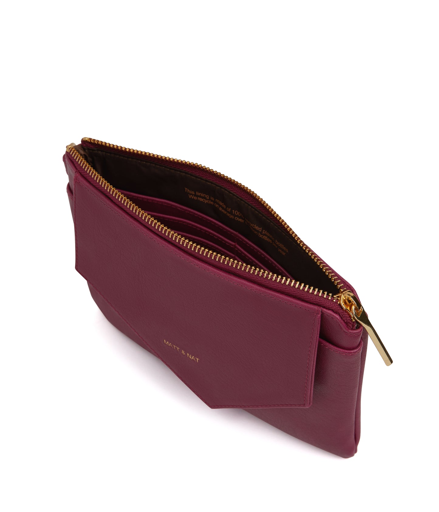 NIA Vegan Wristlet Wallet - Vintage | Color: Purple - variant::garnet