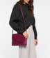 RIYA Vegan Clutch - Vintage | Color: Purple - variant::garnet
