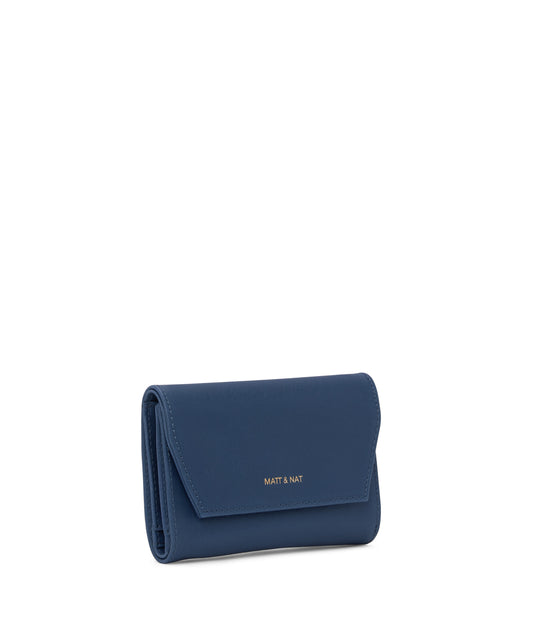 VERASM Small Vegan Wallet - Vintage | Color: Blue - variant::cosmo