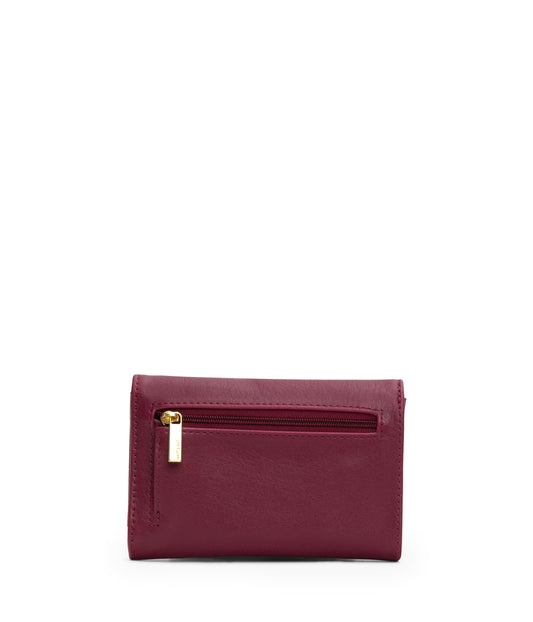 VERASM Small Vegan Wallet - Vintage | Color: Purple - variant::garnet