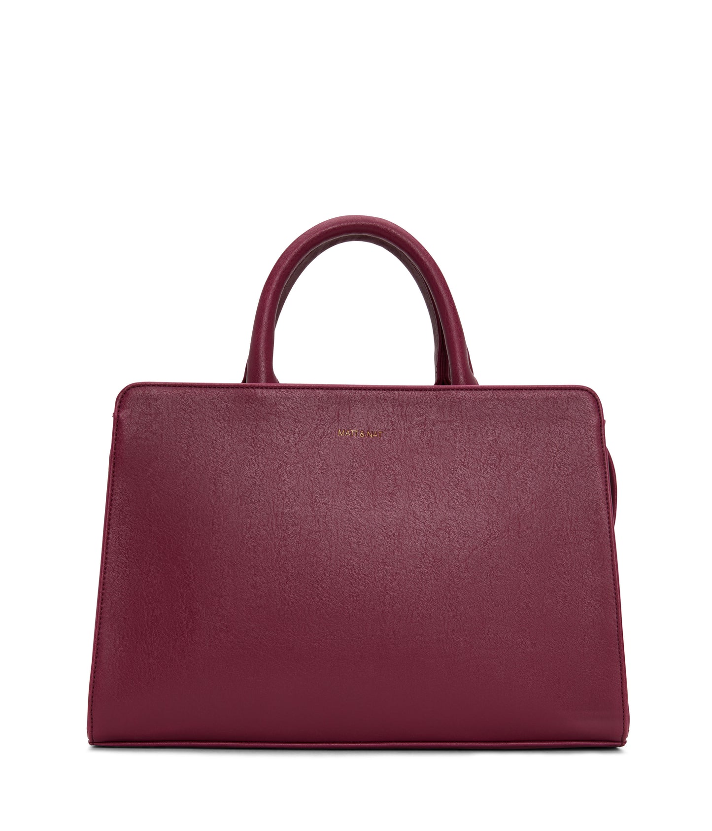 VON Vegan Satchel - Vintage | Color: Purple - variant::garnet