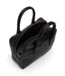 ARLIE Small Vegan Satchel - Loom | Color: Black - variant::black