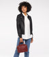 ARLIE Small Vegan Satchel - Loom | Color: Black - variant::black