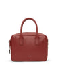 ARLIE Small Vegan Satchel - Loom | Color: Red - variant::gala