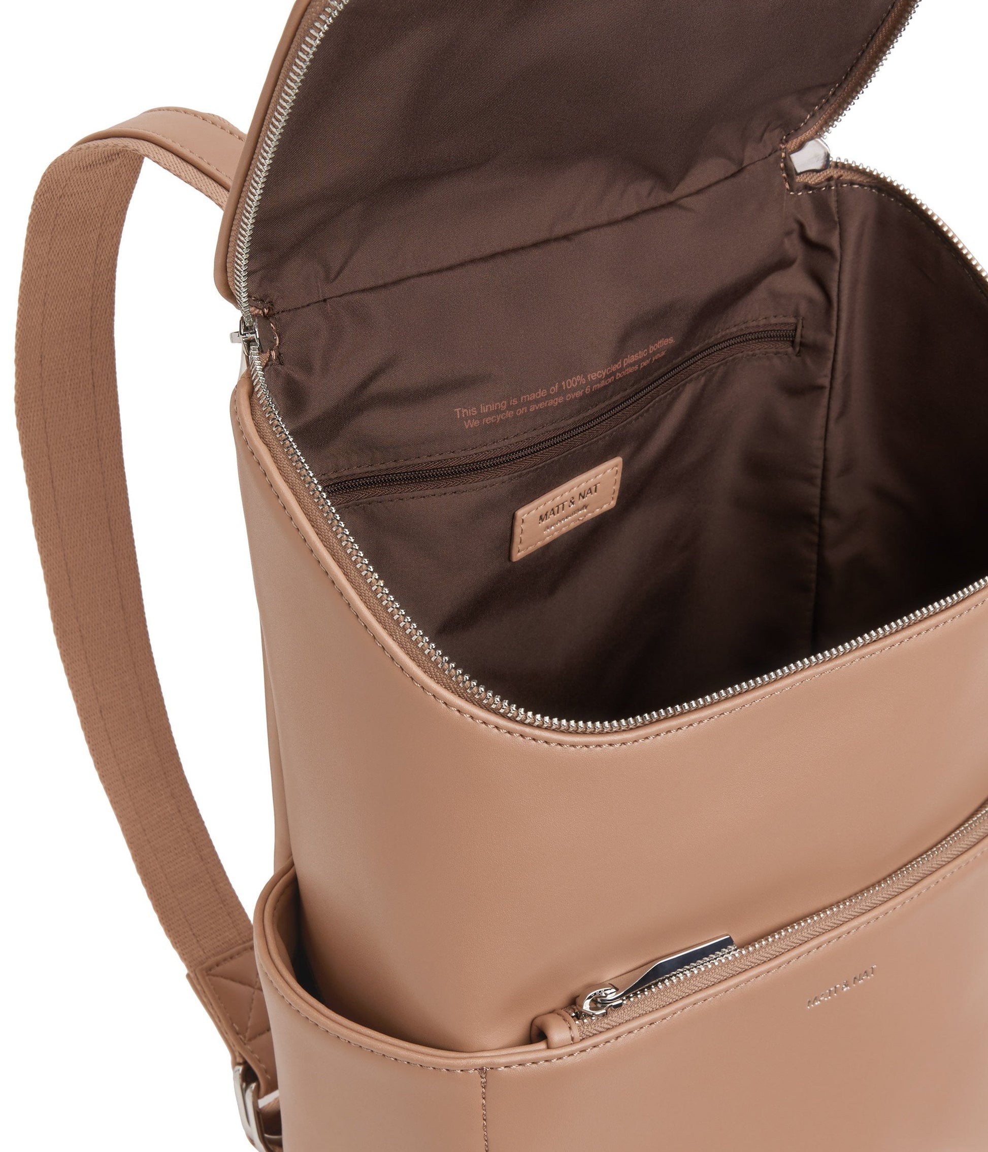 BRAVE Vegan Backpack - Loom | Color: Tan - variant::cafe