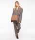 DOVER Vegan Shoulder Bag - Loom | Color: Tan - variant::cafe