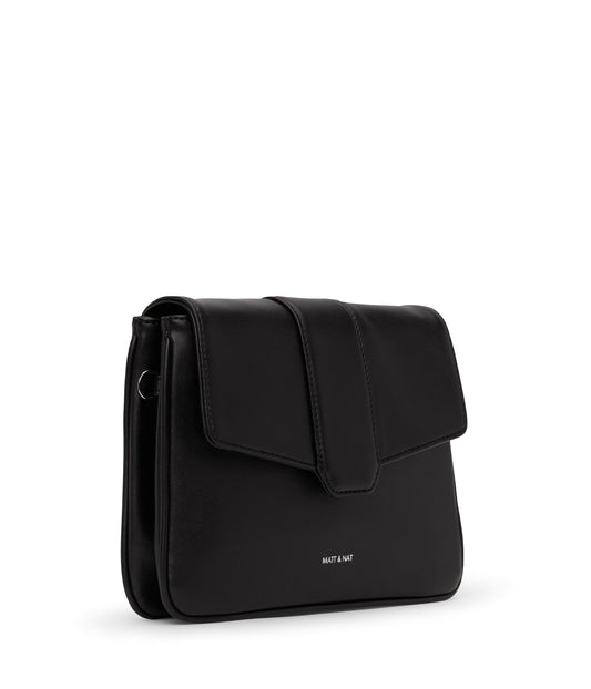 ITO Vegan Crossbody Bag - Loom | Color: Black - variant::black