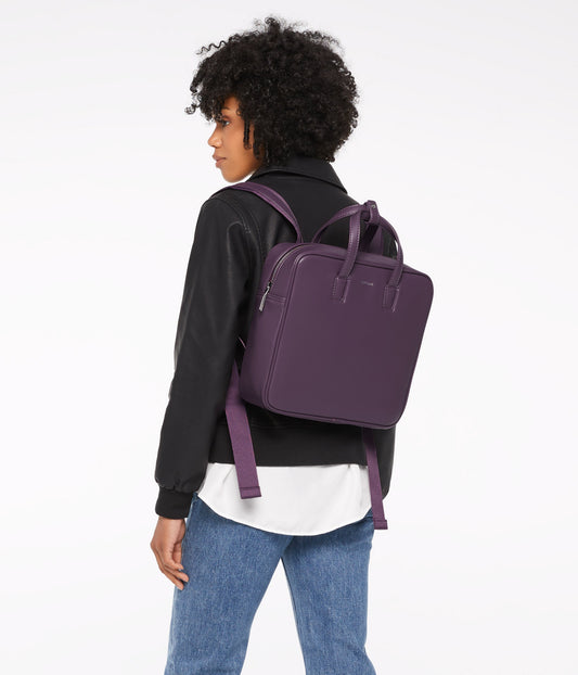 SUDA Vegan Backpack - Loom | Color: Purple - variant::mulberry