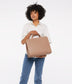 TIA Vegan Satchel - Loom | Color: Black - variant::blacks