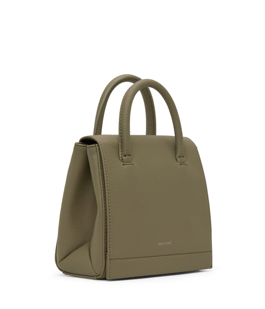 ADELSM Small Vegan Satchel - Purity | Color: Grey - variant::mineral