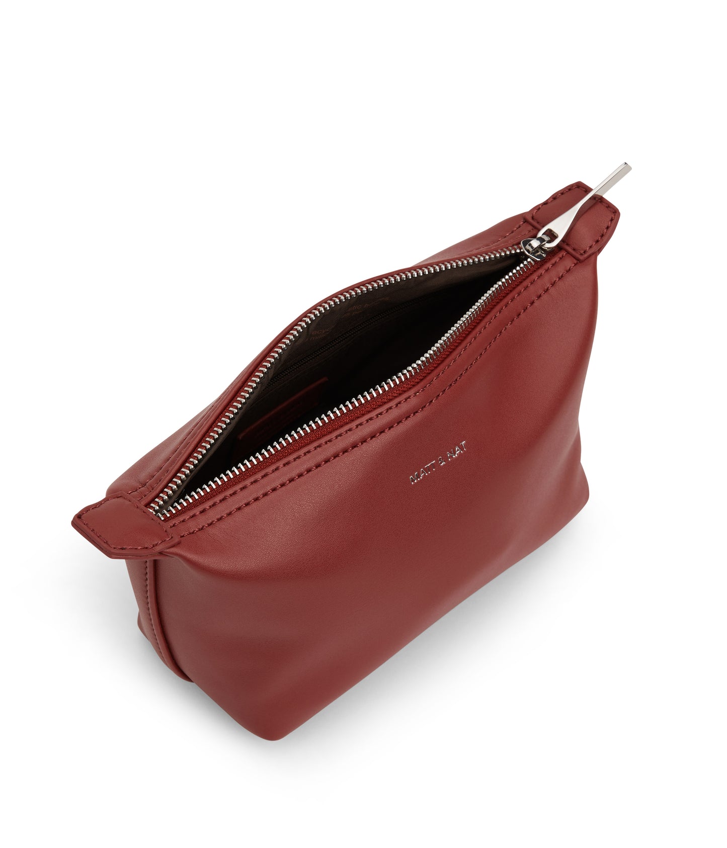 ABBI MINI Vegan Cosmetic Bag - loom | Color: Red - variant::gala