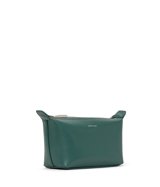 ABBI MINI Vegan Cosmetic Bag - loom | Color: Green - variant::kombucha