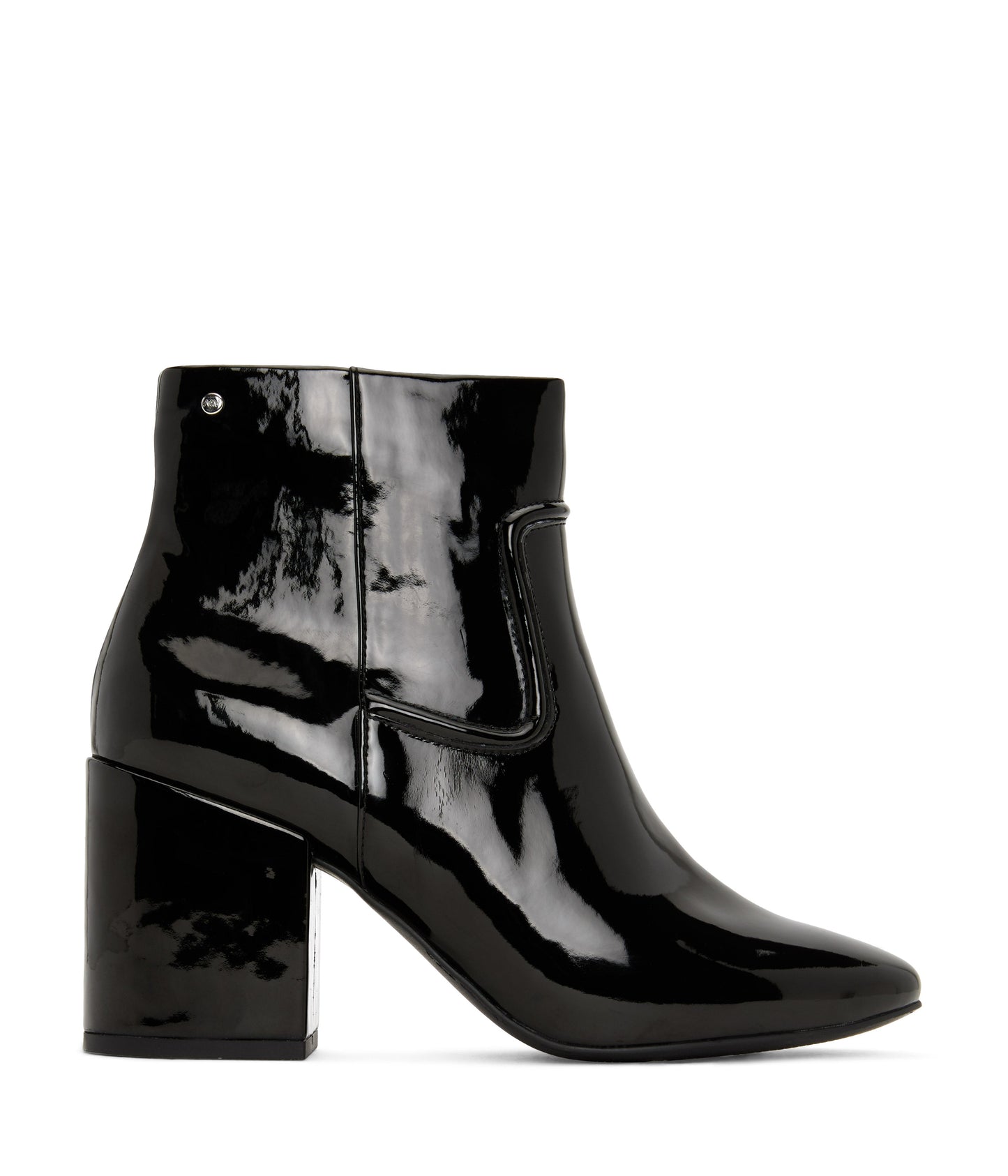 BOON Vegan Block Heel Boots | Color: Black - variant::black