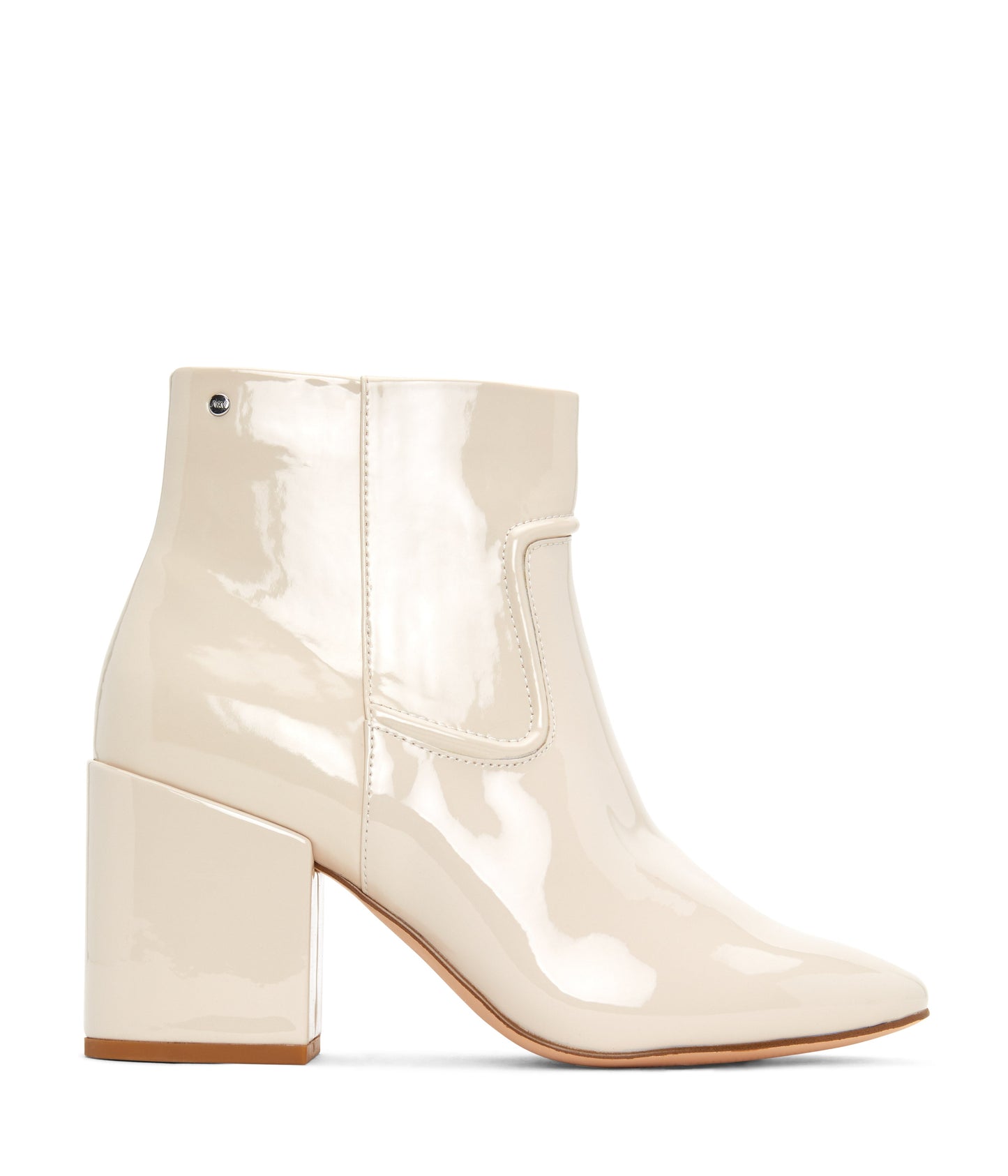 BOON Vegan Block Heel Boots | Color: Beige - variant::nude