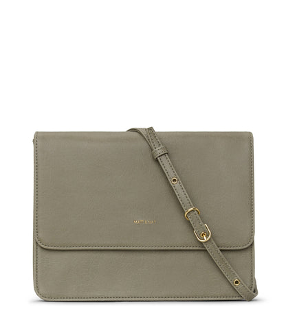 LYSA Vegan Crossbody Bag - Vintage | Color: Green - variant::sage