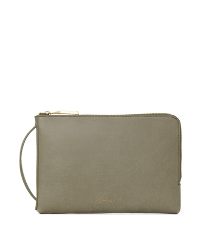 SEVALG Large Vegan Travel Wallet - Vintage | Color: Green - variant::sage