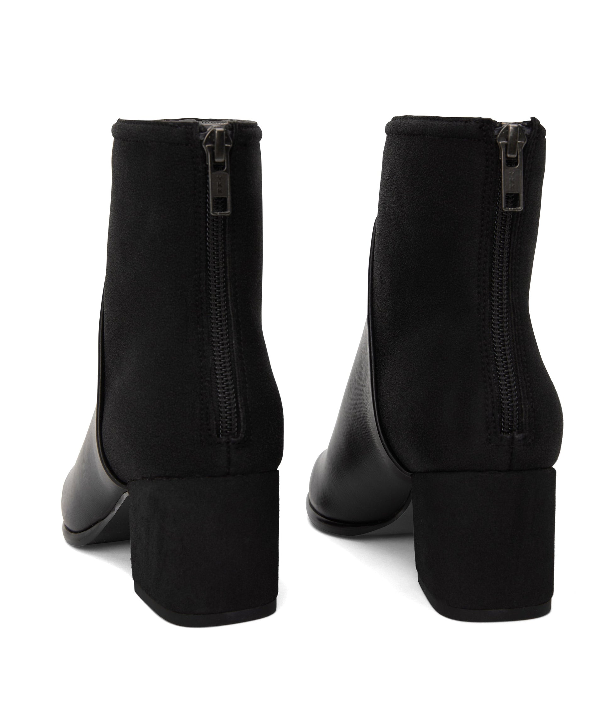 DEA Women's Vegan Mid Heel Boots | Color: Black - variant::black
