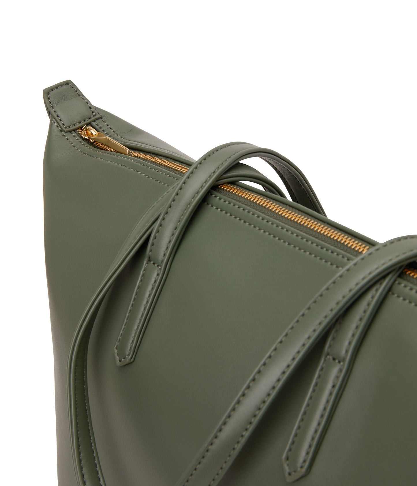 ABBI Vegan Tote Bag - Loom | Color: Green - variant::stem