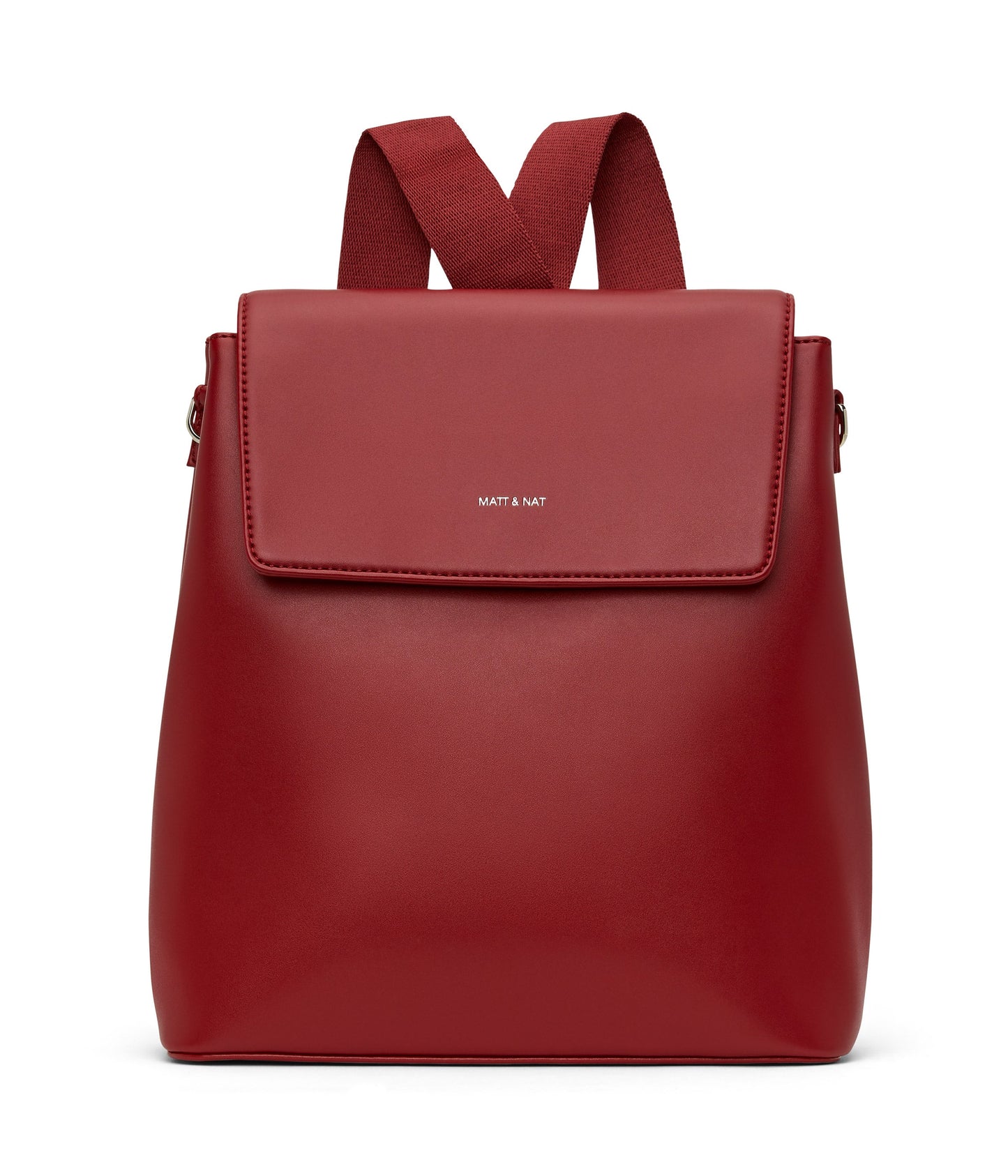 ANNEX Vegan Backpack - Loom | Color: Red - variant::plum