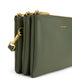 TRIPLET Vegan Crossbody Bag - Loom | Color: Green - variant::stem