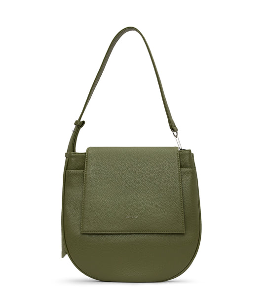 MATCH Vegan Shoulder Bag - Purity | Color: Green - variant::meadow