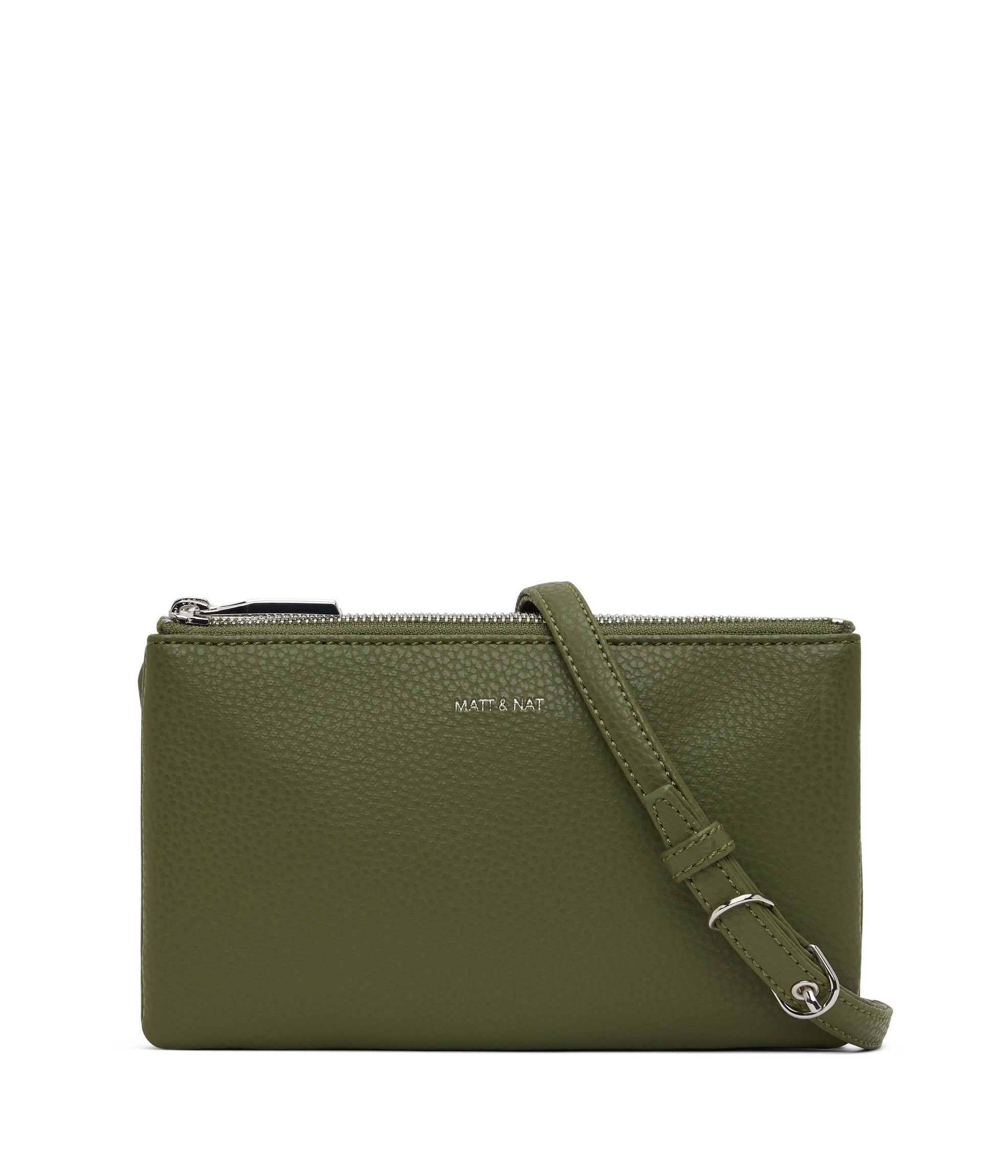 TRIPLET Vegan Crossbody Bag - Purity | Color: Green - variant::meadow