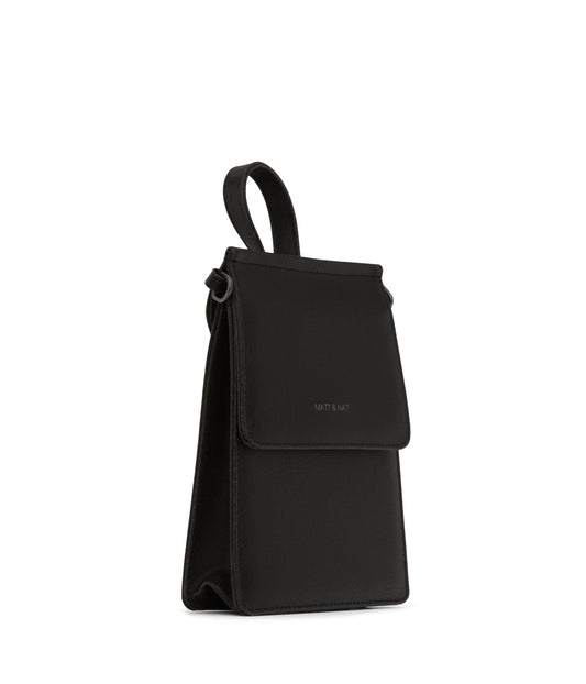 THESSA Vegan Crossbody Bag - Vintage | Color: Black - variant::black