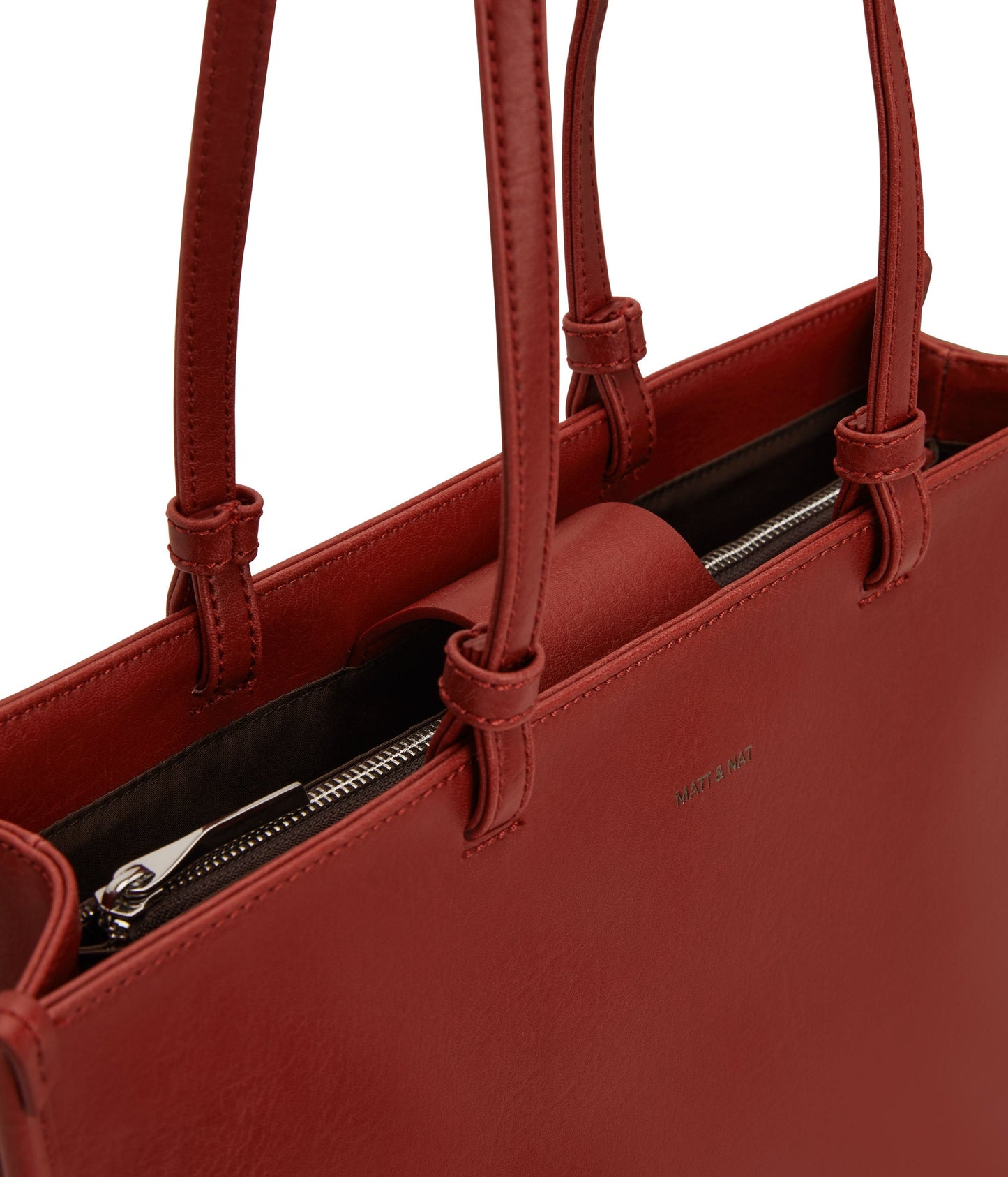 CALINA Vegan Tote Bag - Vintage | Color: Red - variant::barn