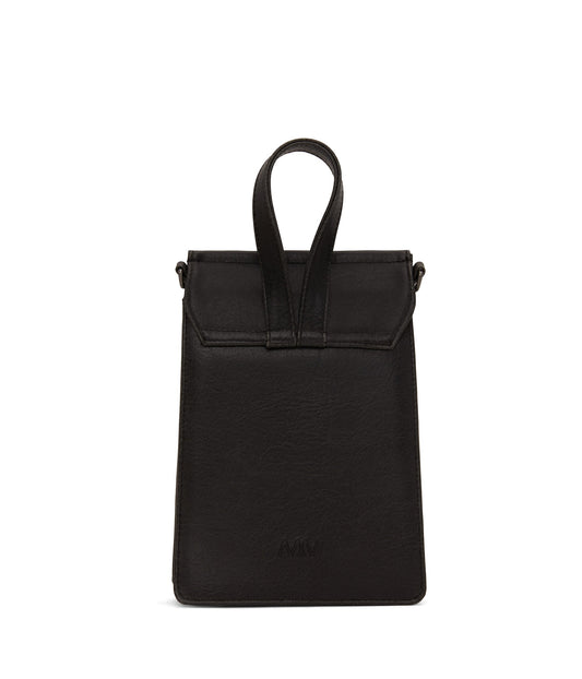 THESSA Vegan Crossbody Bag - Vintage | Color: Black - variant::black