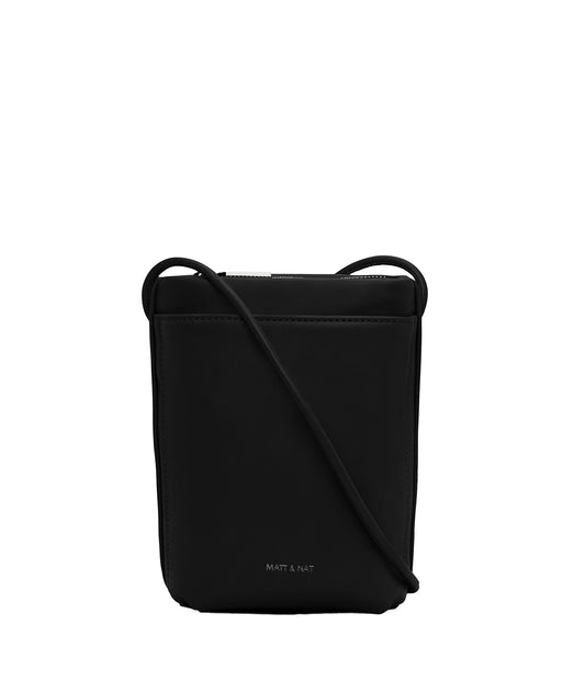 MILLE Vegan Crossbody Bag - Loom | Color: Black - variant::black