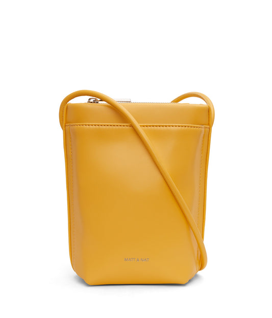 MILLE Vegan Crossbody Bag - Loom | Color: Yellow - variant::citrine