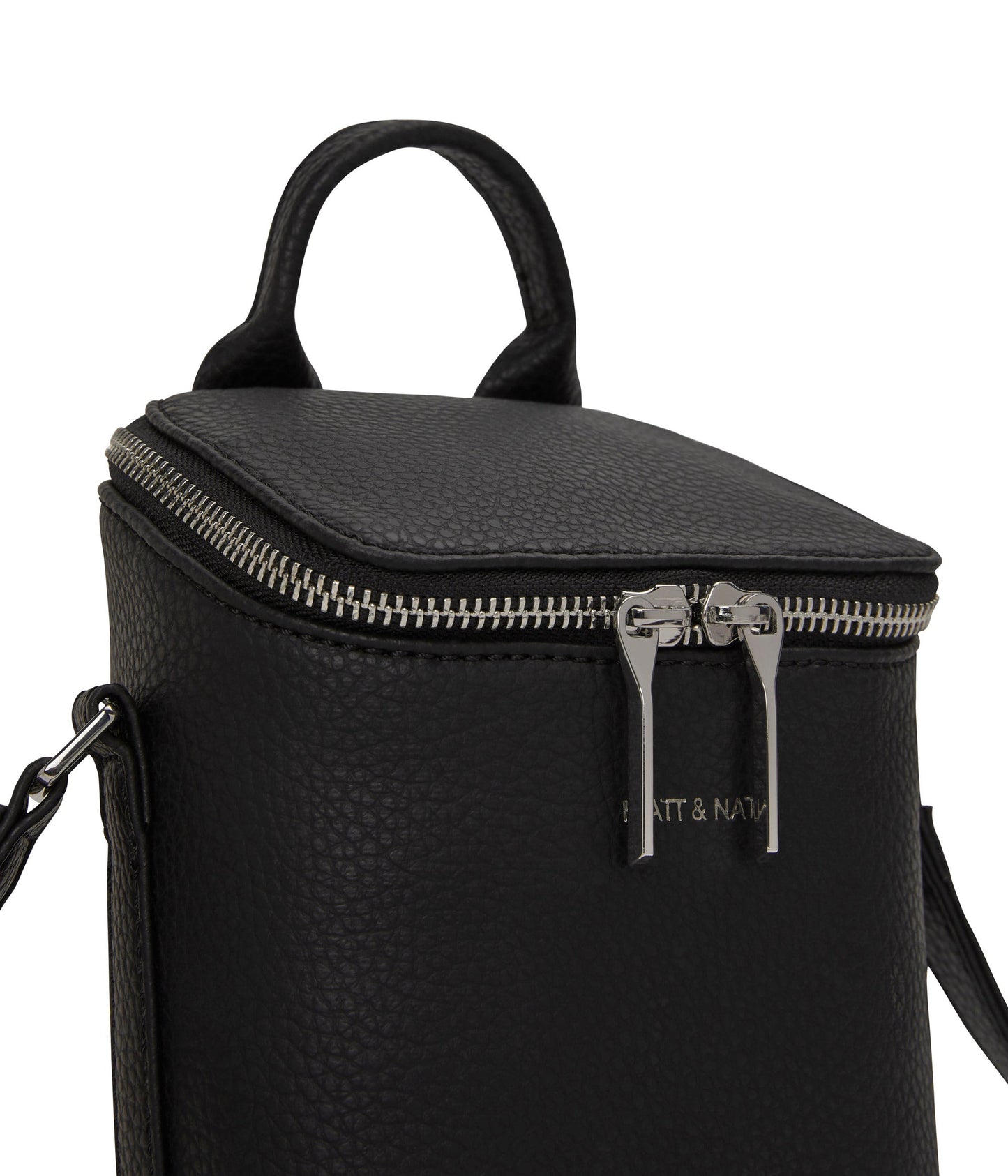 BRAVEMICRO Vegan Crossbody Bag - Purity | Color: Black - variant::black